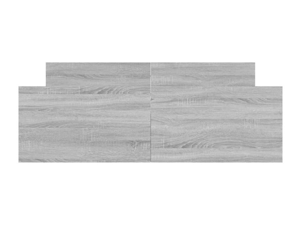 Bed Frame, 140 X 190 cm, Gray