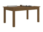 Solid Wood, Coffee Table, 80 X 50 X 40 cm, Brown