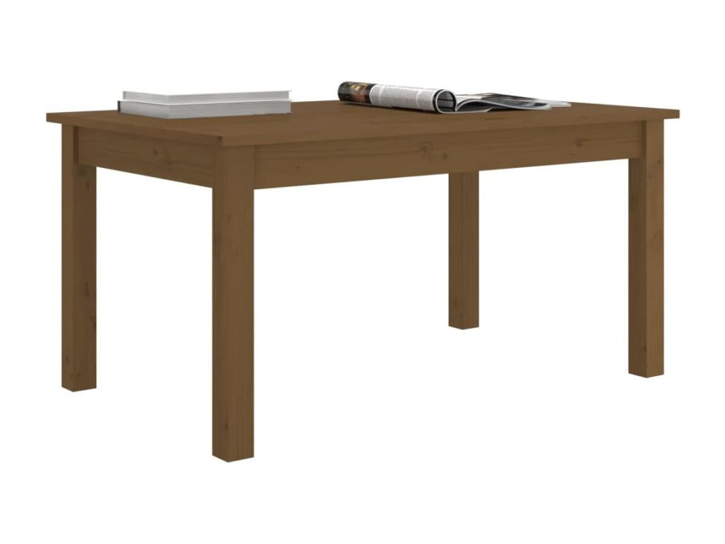 Solid Wood, Coffee Table, 80 X 50 X 40 cm, Brown