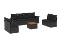 Woven Resin, Outdoor Furniture Set, Black