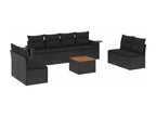Woven Resin, Outdoor Furniture Set, Black