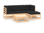 Pine Wood Outdoor Furniture Set