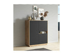 Oak Wood, Sideboard, Brown