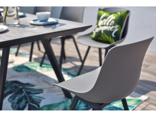 Aluminum, Outdoor Furniture Set, Gray