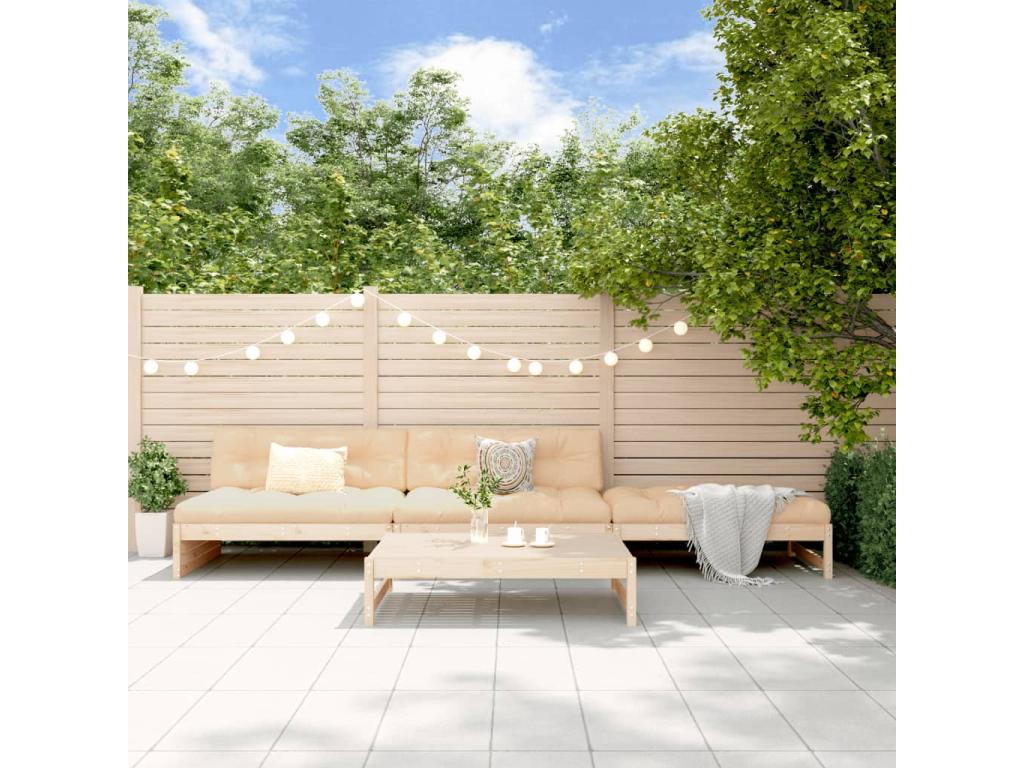 Solid Wood Outdoor Furniture Set