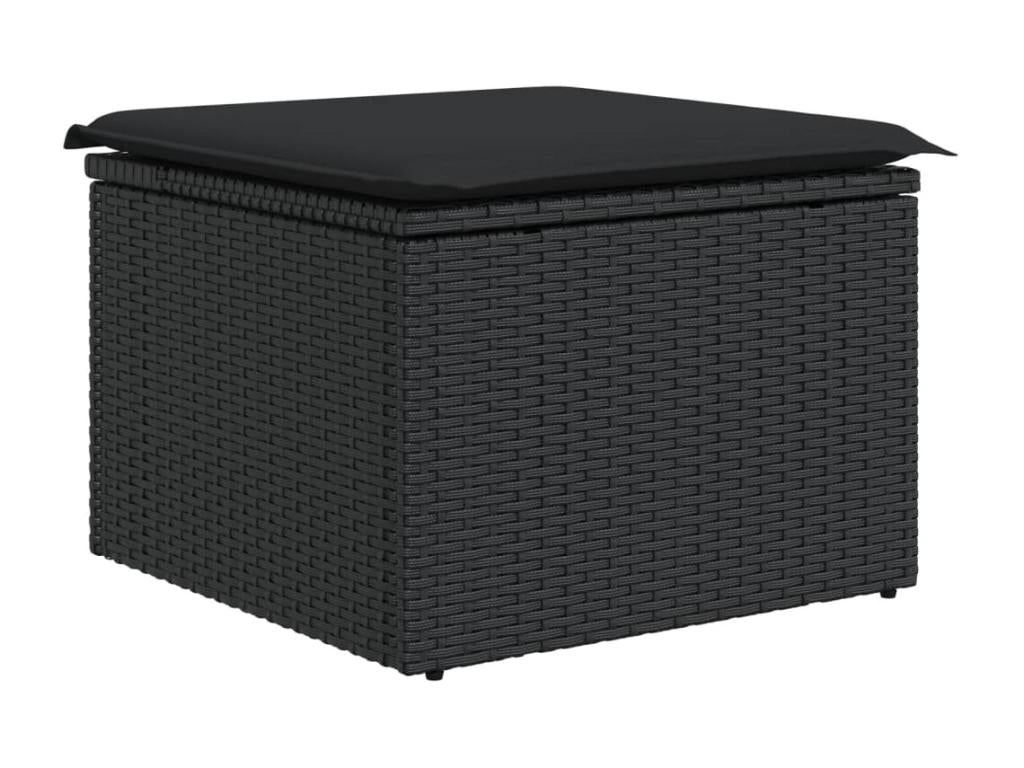 Woven Resin, Outdoor Furniture Set, Black