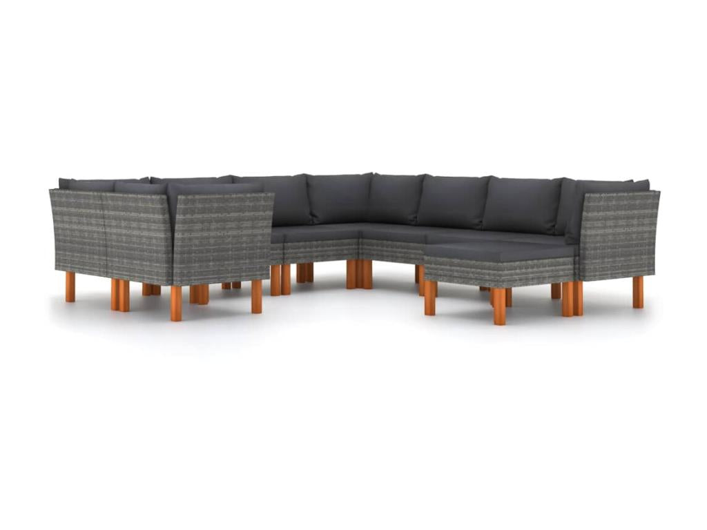 Woven Resin, Outdoor Furniture Set, Gray