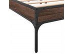 Oak Wood, Bed Frame, 150 X 200 cm, Brown