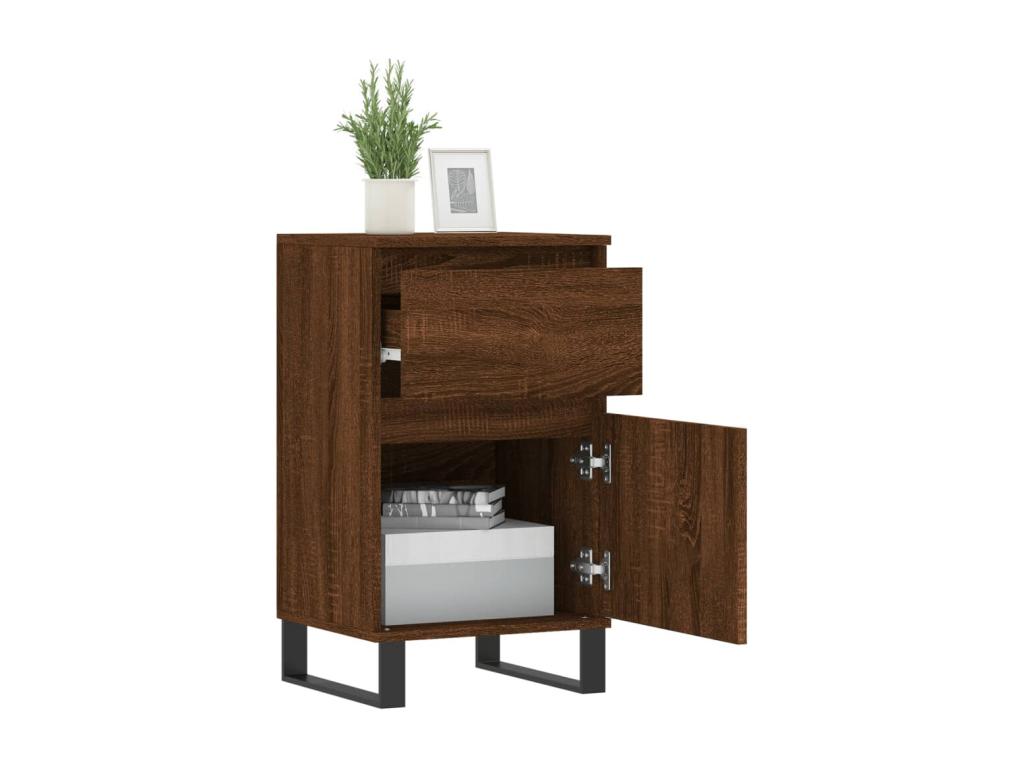 Oak Wood, Sideboard, 40 X 35 X 70 cm, Brown
