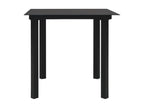 Woven Resin, Outdoor Furniture Set, Black