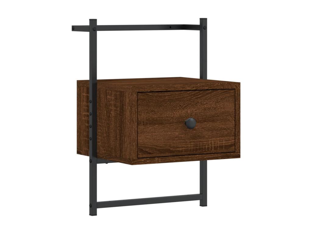 Oak Wood, Nightstand, 35 X 30 X 51 cm, Brown