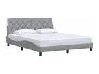 Fabric, Bed Frame, 160 X 200 cm, Gray