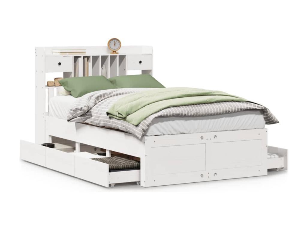 Pine Wood, mattress, 135 X 190 cm, White