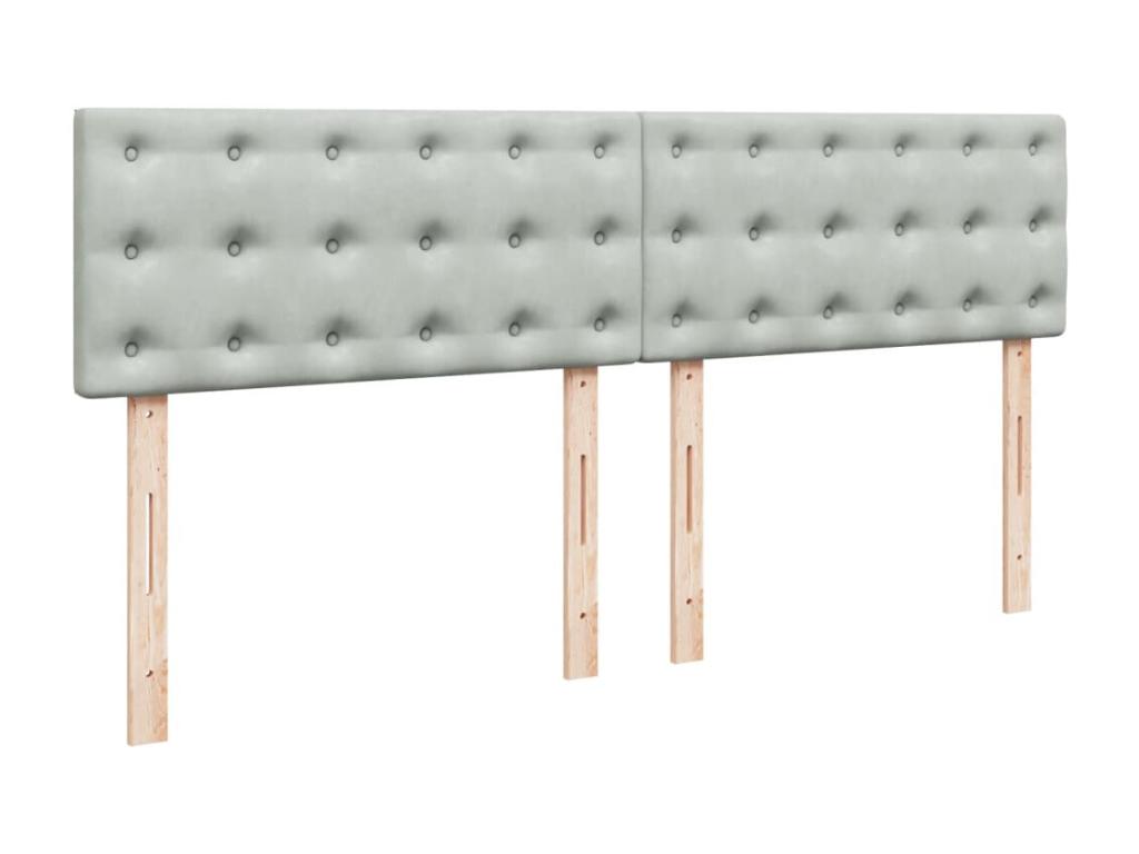 Velvet, Bed Base, 180 X 200 cm, Gray