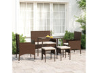 Woven Resin, Outdoor Furniture Set, Brown