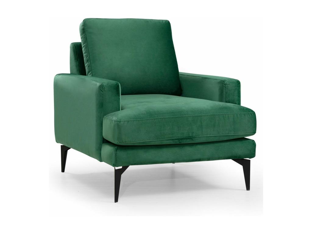 Velvet, Armchair, Green