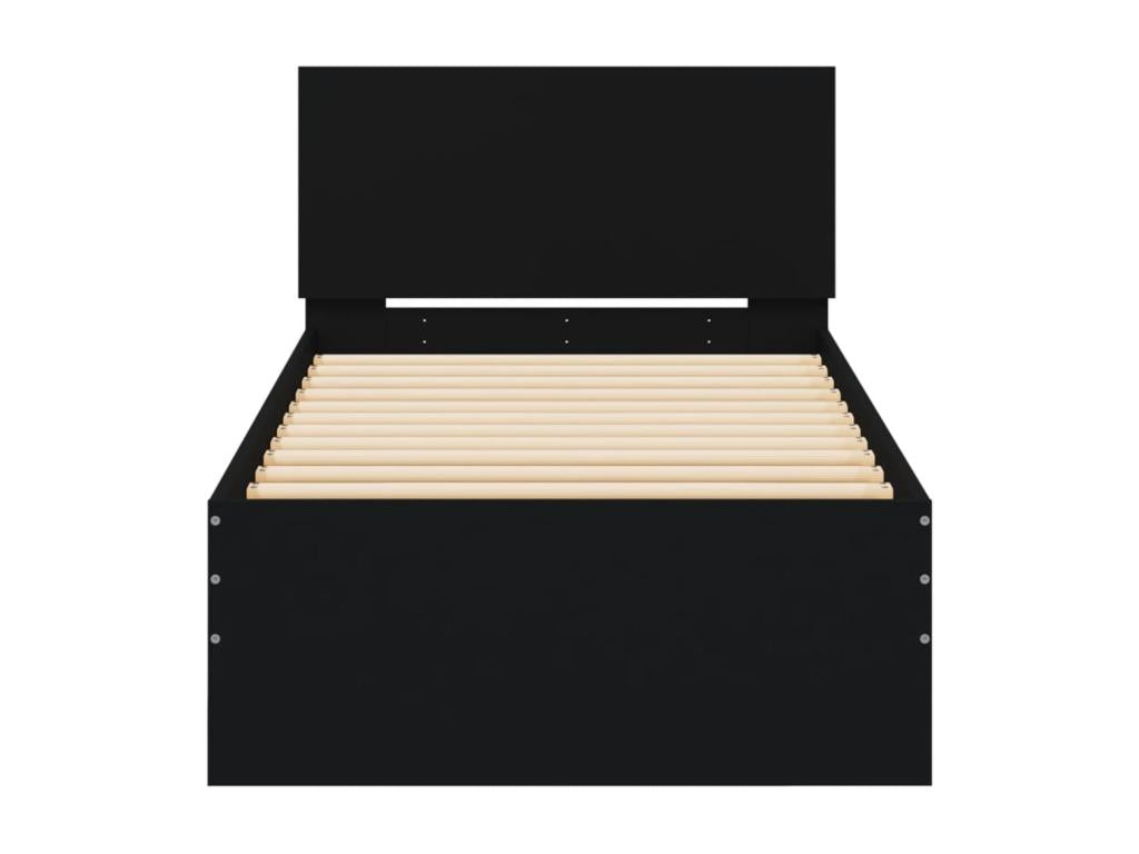 Bed Frame, 90 X 200 cm, Black