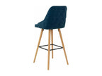 Velvet, Stool, Blue