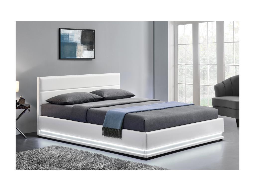 Bed Frame, 160 X 200 cm, White