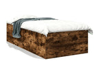 Oak Wood, Bed Frame, 90 X 190 cm, Brown