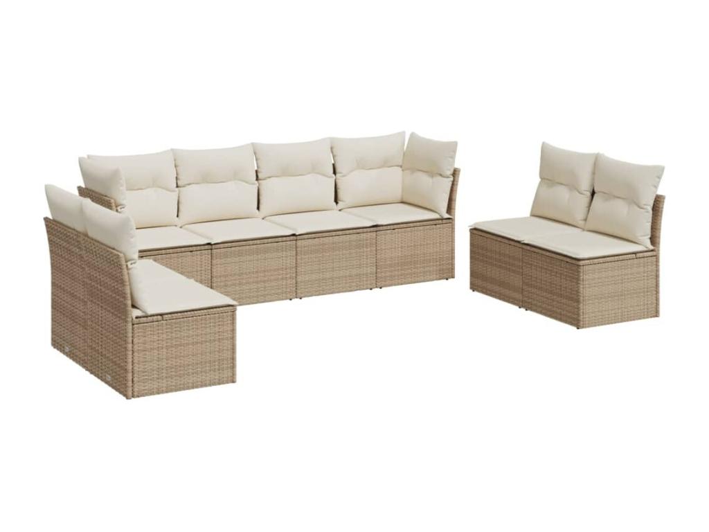 Woven Resin, Outdoor Furniture Set, Beige