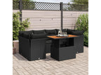 Woven Resin, Outdoor Furniture Set, Black