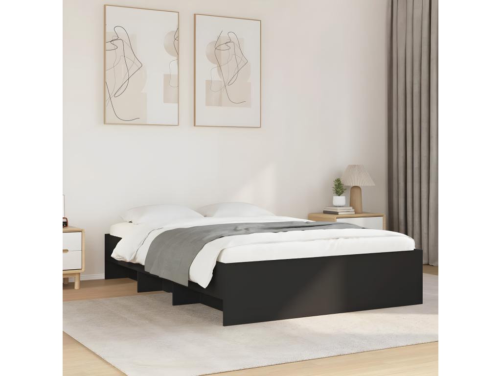 Bed Frame, 120 X 200 cm, Black