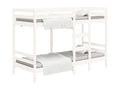 Pine Wood, Bunk Bed, 75 X 190 cm, White