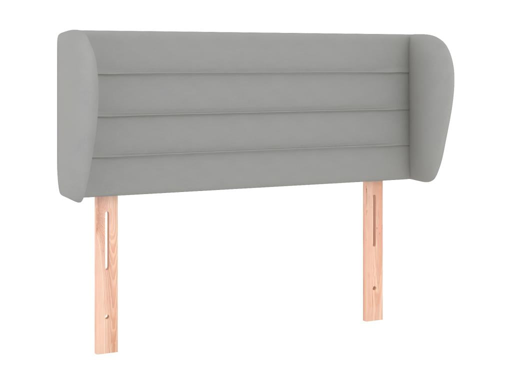 Fabric, Headboard, 83 X 23 X 78/88 cm, Gray