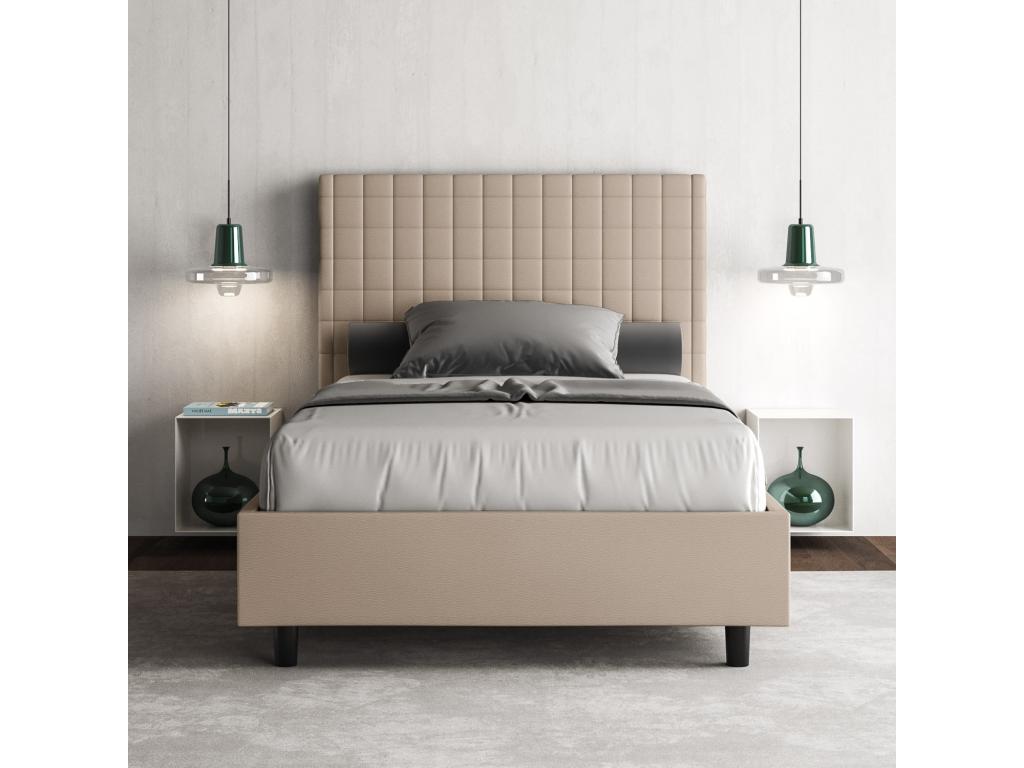 Faux Leather Bed Base
