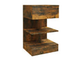 Oak Wood, Nightstand, 40 X 35 X 65 cm, Brown