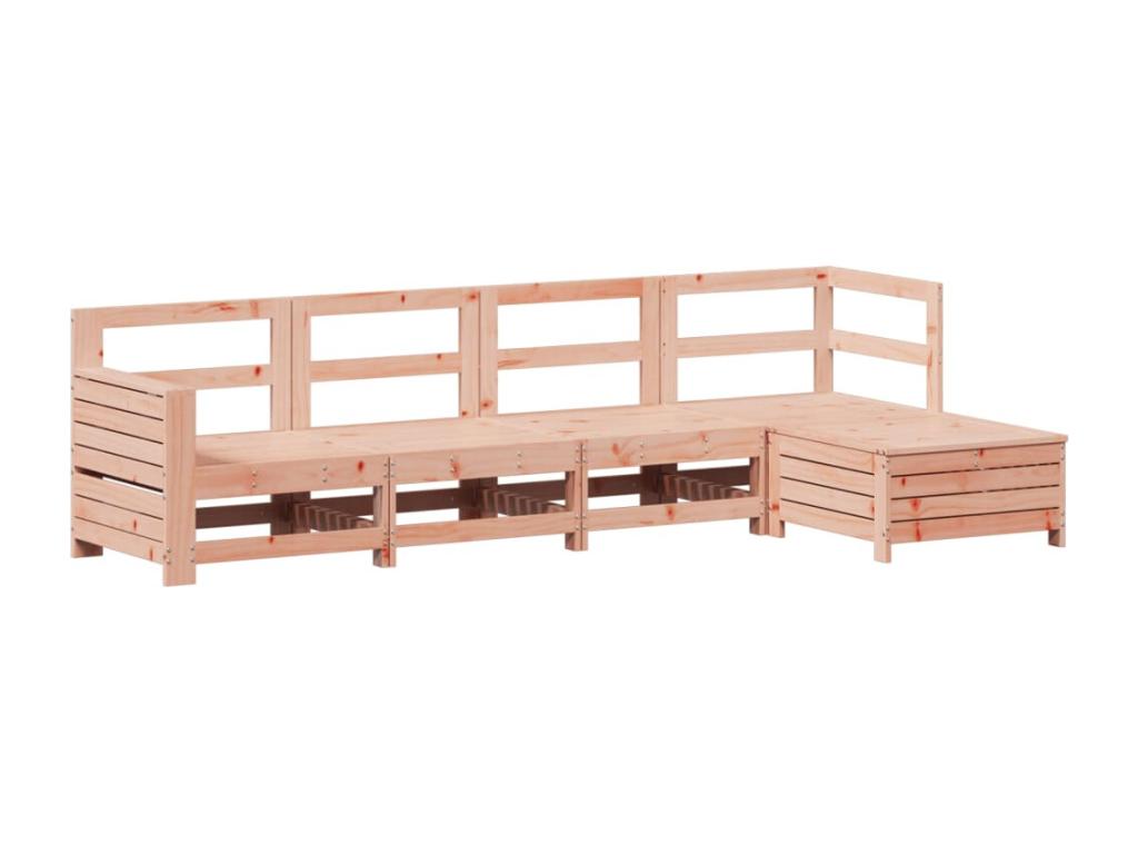 Solid Wood, Outdoor Furniture Set, Brown