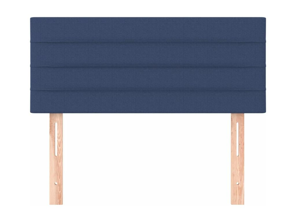 Fabric, Headboard, 100 X 5 X 78/88 cm, Blue