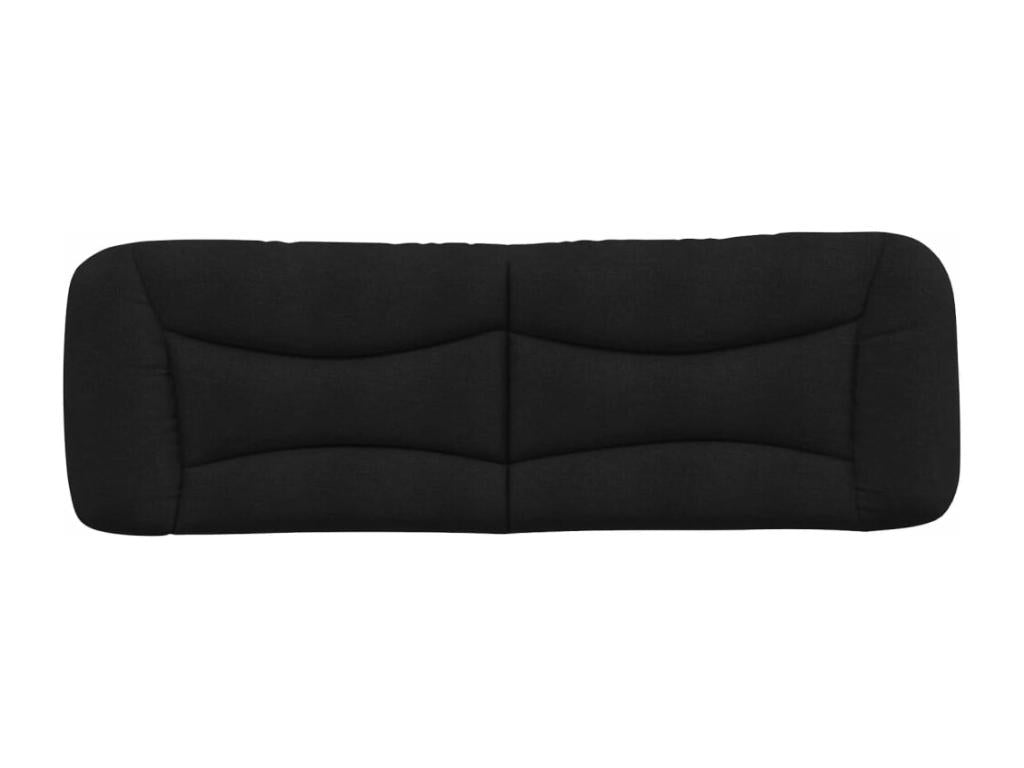 Fabric, Headboard, Black