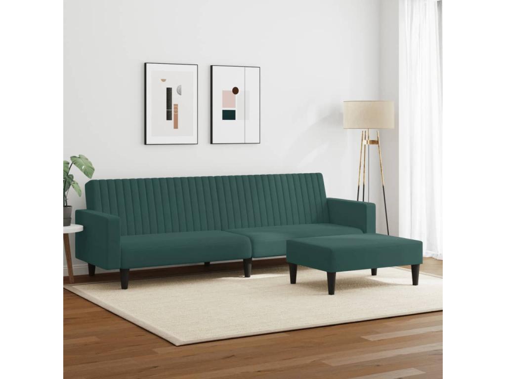 Velvet, Sofa, Green