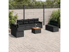 Woven Resin, Outdoor Furniture Set, Black