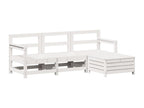 Pine Wood, Outdoor Furniture Set, White