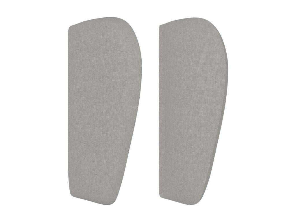 Fabric, Headboard, 83 X 23 X 78/88 cm, Gray