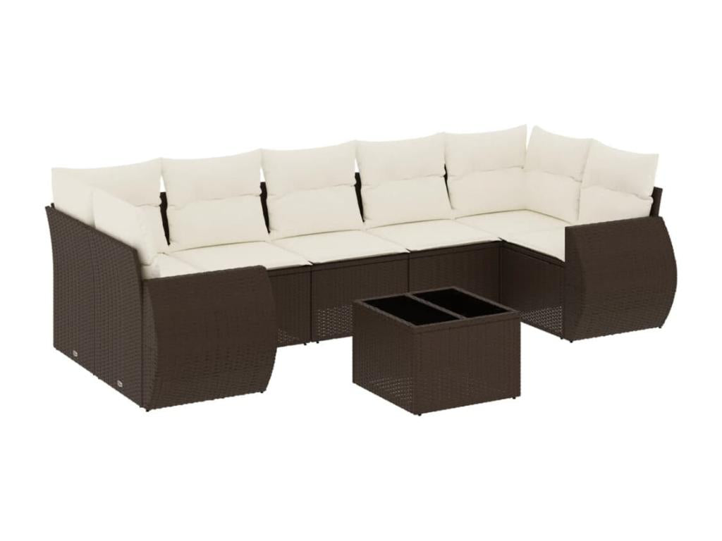 Woven Resin, Outdoor Furniture Set, Brown