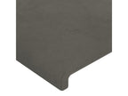 Velvet, Headboard, 180 X 5 X 118/128 cm, Gray