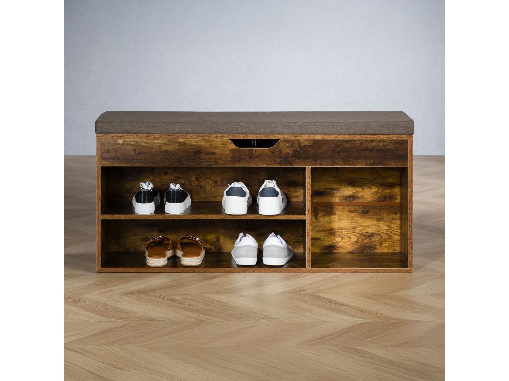 Bench, 104 X 48 X 30 cm, Brown