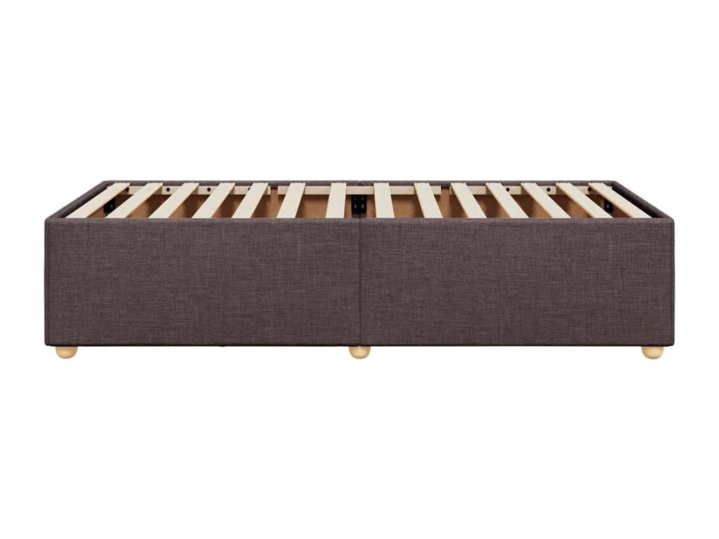 Fabric, Bed Frame, 90 X 190 cm, Brown