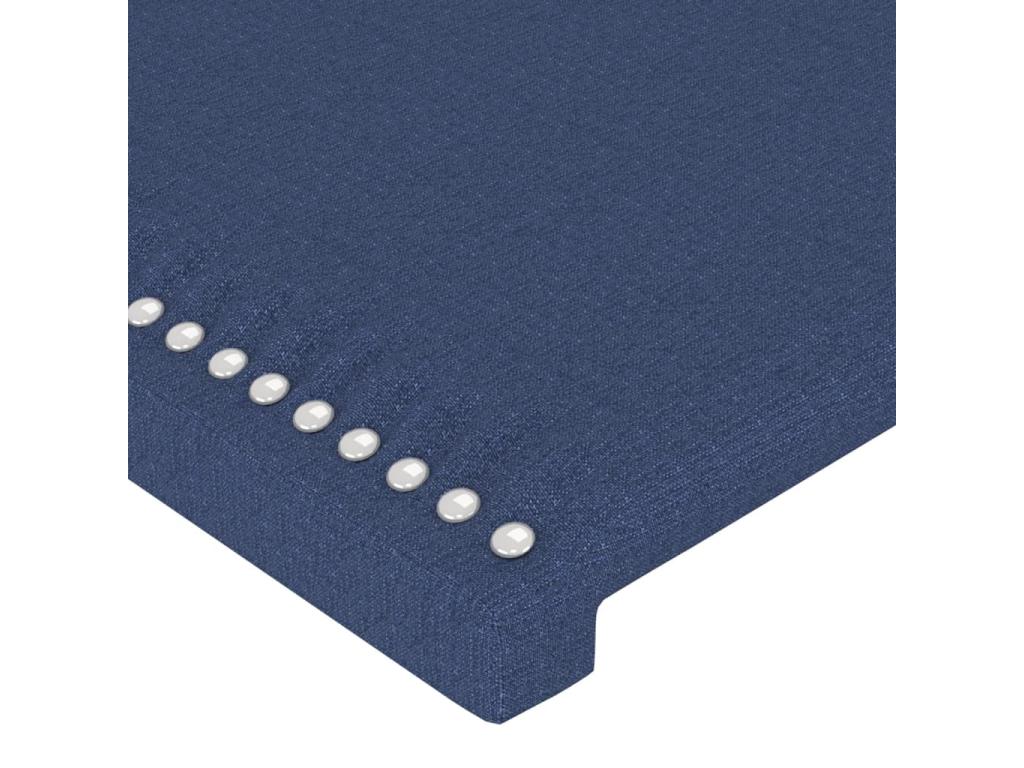 Fabric, Headboard, 180 X 5 X 78/88 cm, Blue