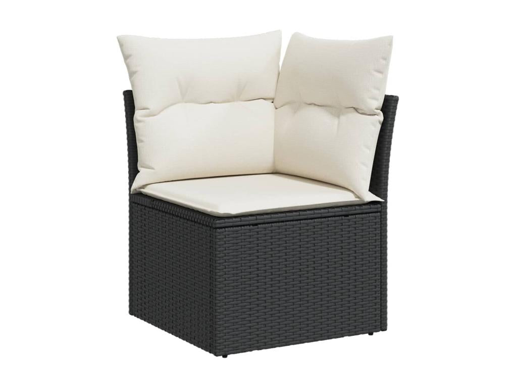 Woven Resin, Outdoor Furniture Set, Black