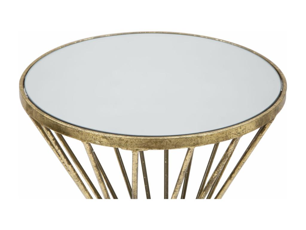 Metal, Coffee Table, 35 X 70 cm, Gold