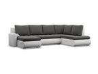 Sectional Sofa, Gray And Dark