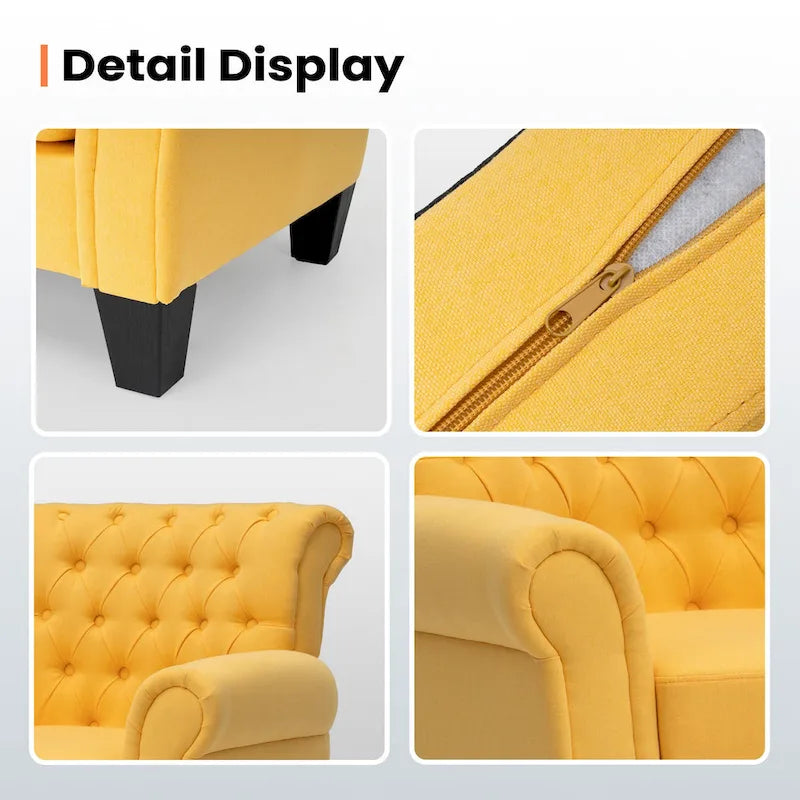 Pellebant Modern Accent Chair Club Armchair for Living Room