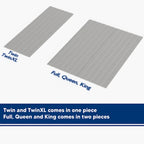 0.75 Vertical Standard Mattress Support Wooden Slats with Cover.