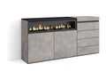 Sideboard, 135 X 57 X 75 cm, Gray