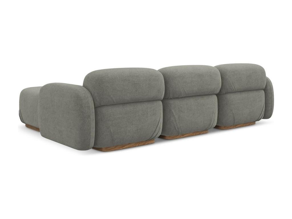 Fabric, Sectional Sofa, Gray
